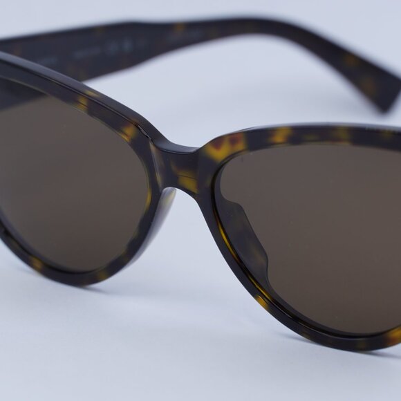 Bottega Veneta BV1319S 002 Sunglasses Havana Cat Eye Frame, Brown Lenses main image 10